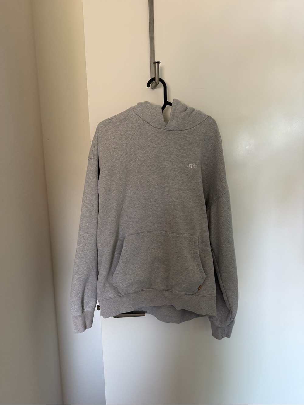Levi's Gold Tab Light Gray Hoodie Sweatshirt